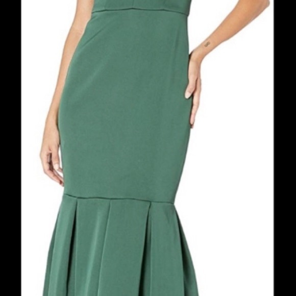 BCBGMAXAZRIA Womens Off-The-Shoulder Evening Mermaid Formal Dress Gown - Picture 3 of 8